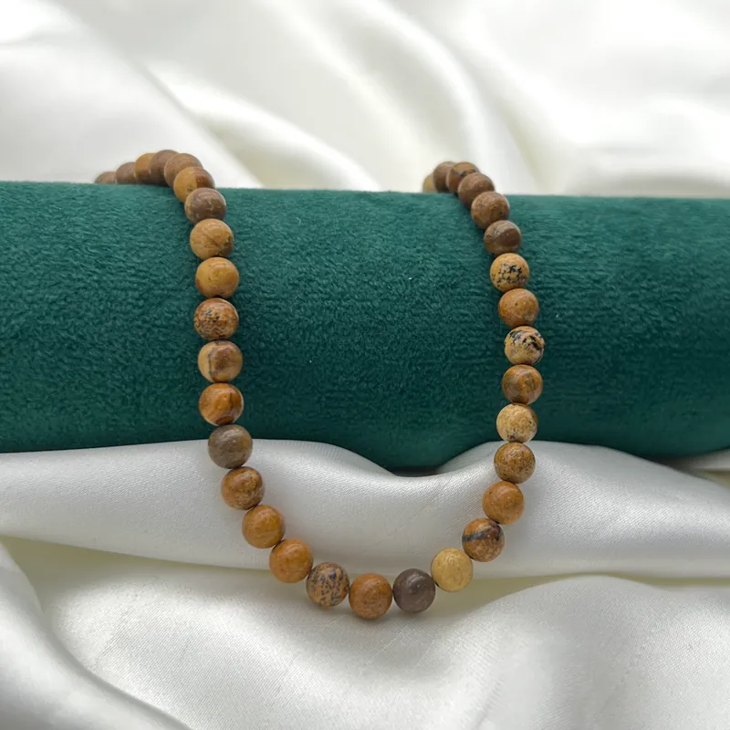 Picture stone jasper 6,8mm - 1