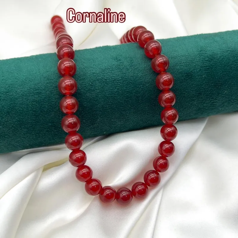 Cornaline 6,8 et 10Mm - 1