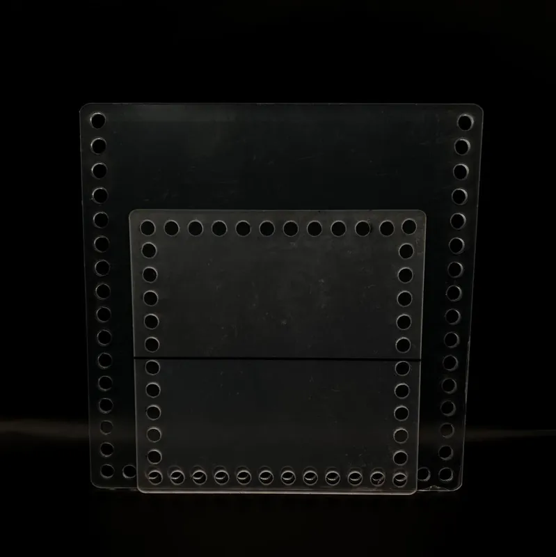 Pair Acrylique de sac carré - 1