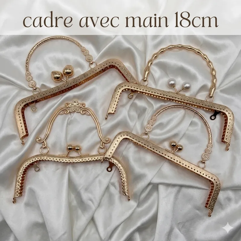 Cadre de sac avec main 18cm - 1