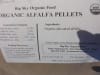 Pellets of Organic Alfalfa (40 lb bag) - Image 2 of 0
