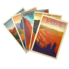 Bryce - Zion Retro Ranger Six Postcard Collection - Image 2 of 0