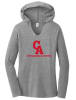 DISTRICT MADE TRI-BLEND JERSEY HOODED TEE - LADIES - Image 1 of 0