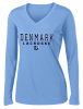 SPORT-TEK PERFORMANCE LONG SLEEVE V-NECK TEE - 2 COLORS - Image 2 of 0