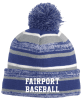 NEW ERA SIDELINE FLEECE-LINED STRIPED POM BEANIE - 2 COLORS - Image 2 of 0