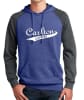 DISTRICT LIGHTWEIGHT RAGLAN FLEECE HOODIE - 2 Colors - Image 1 of 0