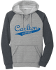 DISTRICT LIGHTWEIGHT RAGLAN FLEECE HOODIE - 2 Colors - Image 2 of 0