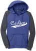 DISTRICT LIGHTWEIGHT RAGLAN FLEECE HOODIE - 2 Colors - Image 1 of 0