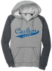 DISTRICT LIGHTWEIGHT RAGLAN FLEECE HOODIE - 2 Colors - Image 2 of 0