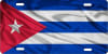 Cuban flag custom car tag Custom License Plates, Personalized License Plates, Decorative License Plates, Front License Plates, Car Tags, airbrush - Image 1 of 0