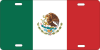 Mexican Flag custom car tag Custom License Plates, Personalized License Plates, Decorative License Plates, Front License Plates, Car Tags, airbrush - Image 1 of 0