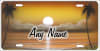 custom car tag personalized airbrush beach scene license plate - Image 2 of 0