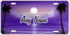 custom car tag personalized airbrush beach scene license plate - Image 2 of 0