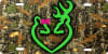 Browning lovers Doe with a Bow on camo personalized novelty front license plate decorative vanity car tag - Image 1 of 0