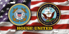 Personalized Custom Novelty front License Plate House United military Auto Tag, Custom License Plates, Personalized License Plates, Decorative License Plates, Front License Plates, Car Tags, airbrush - Image 1 of 0