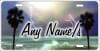 Lightning storm beach scene personalized novelty front license plate stormy weather decorative car tag - Image 2 of 0