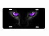 Panther eyes custom license plate - Image 1 of 0