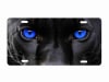 black panther blue eyes custom license plate - Image 1 of 0