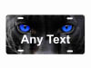 black panther blue eyes custom license plate - Image 2 of 0