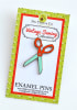 Enamel Pin: Retro Scissors - Image 1 of 0