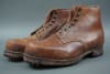 Original German WWII Late War Leather Ankle Boots - Image 1 of 0