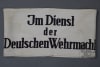 Original German WWII Im Dienst der Deutschen Wehrmacht Armband - Image 1 of 0