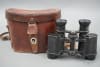 Original German Pre-WWII Artillerie 8x24 Binoculars by Hensoldt With Leather Carrying Case - Image 1 of 0
