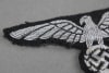 Original Third Reich Bahnschutzpolizei Officerâ€™s Sleeve Eagle (Uniform Removed) - Image 2 of 0