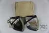 Original German WWII Disposable Dust Goggles (AugenschÃ¼tzer) 2 Pair With Pouch - Image 1 of 0