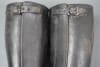 Original German WWII Officerâ€™s Leather Leg Wraps - Image 3 of 0