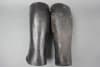 Original German WWII Officerâ€™s Leather Leg Wraps - Image 5 of 0