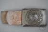 Original German WWII Steel Heer Buckle With Leather Combat Belt 90cm - Image 3 of 0
