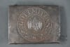 Original German WWII Heer (Army) EM/NCO Steel Belt Buckle by Josef Feix & SÃ¶hne - Image 1 of 0