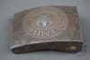 Original German WWII Heer (Army) EM/NCO Steel Belt Buckle by Josef Feix & SÃ¶hne - Image 3 of 0