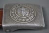 Original German Early War Heer Aluminum Belt Buckle - Image 2 of 0