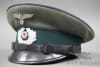 Rare Unissued Original German WWII Heer NCO/EM Chaplain Visor Cap Size 55 - Image 1 of 0