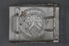 Original German WWII HJ Steel Belt Buckle RZM M5/276 by Klein & Quenzer A.G. - Image 4 of 0