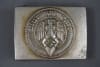 Original German Pre-War HJ Nickel Plated Belt Buckle RZM Assmann - Image 1 of 0
