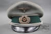Original German WWII Heer Officerâ€™s Infantry Visor Cap By G. Wostrack Size 57/58 - Image 5 of 0