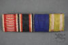 Original Austrian/German WWI & Pre-WWII 4-Place Ribbon Bar - Image 1 of 0