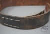 Original German WWII Brown Leather Combat Belt Size 100cm - Image 4 of 0