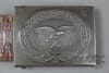 Original German WWII Luftwaffe Steel Belt Buckle By Gustav Brehmer 1941 - Image 2 of 0