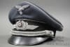 Original German WII Luftwaffe Officerâ€™s Visor Cap - Image 1 of 0