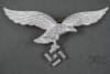 Original German WWII Aluminum 2nd Model Luftwaffe Visor Cap Eagle - Image 1 of 0