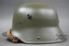 Original German WWI Refurbished M16 Helmet (Stahlhelm) Size 62 Shell - Image 3 of 0