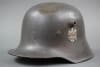 Original Early Third Reich Heer M18 Double Decal Transitional Late War Reissued Helmet - Image 1 of 0