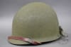 Original US WWII M1 Front Seam Helmet With Original Liner - Image 1 of 0