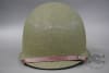 Original US WWII M1 Front Seam Helmet With Original Liner - Image 4 of 0