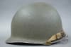 Original US WWII M1 Front Seam Helmet With Liner - Image 2 of 0