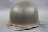 Original US WWII M1 Fixed Bail Helmet With Westinghouse Liner & USMC Helmet Cover - Image 1 of 0